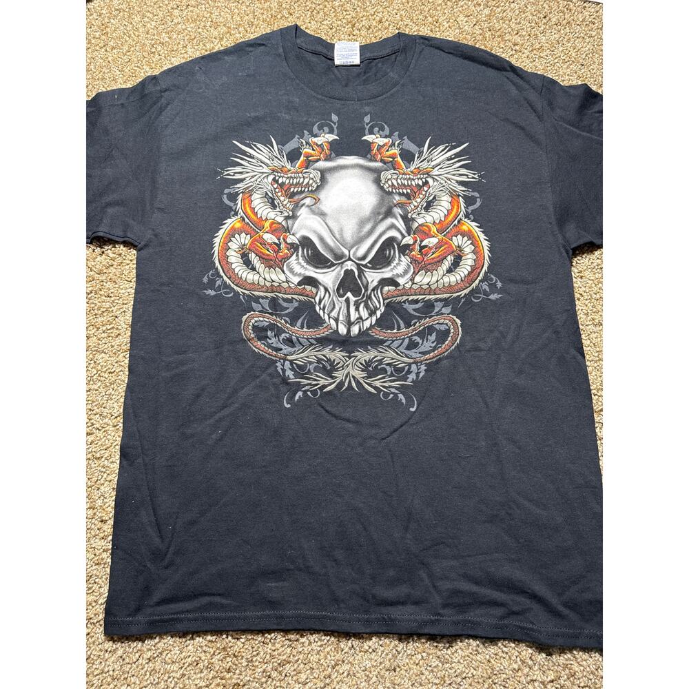 Shull and dragón shirt